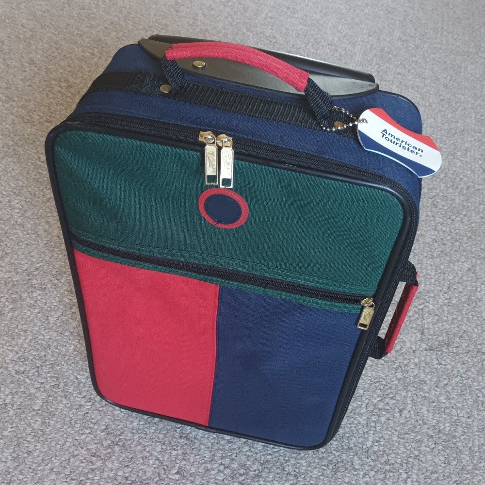American Tourister Multicolor Wheeled Carryon Luggage.